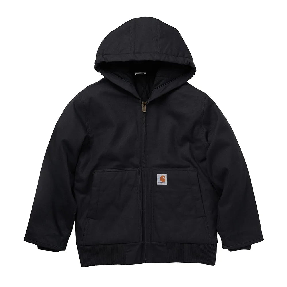 CP8545 K01 Carhartt Boys' Flannel Quilt Lined Active Coat