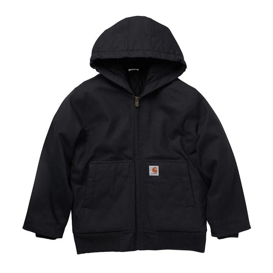 CP8545 K01 Carhartt Boys' Flannel Quilt Lined Active Coat