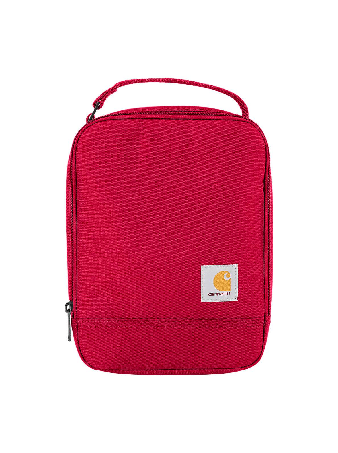 B000058160299 Carhartt Insulated Lunch Cooler - Industry Red