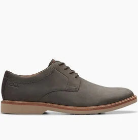 76083 Clarks Atticus Ltlace Dark Gray Nubuck Men's Shoe