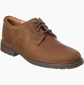 74653 UN Shire Low Brown Leather Men's Dress Shoe