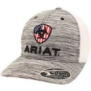 A300005906 Gry/Wht Ariat Cap