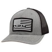 A300012706 Blk/Gry Ariat Cap
