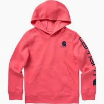 CA9897 P391 GY Carhartt Little Girls Sweatshirt