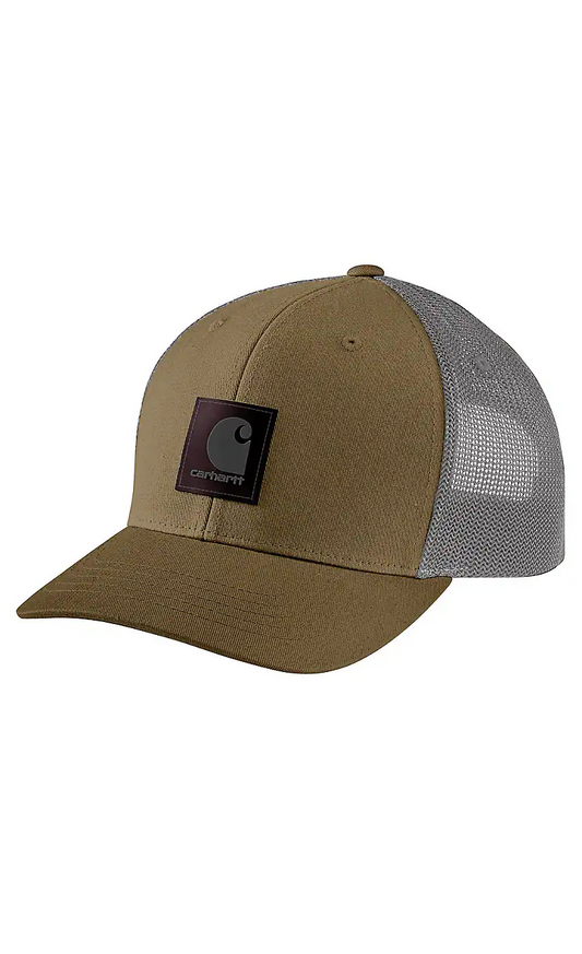 105216 253 Carhartt Rugged Flex Twill Mesh-Back Logo Patch Cap
