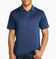 898 Steam Indigo Blue HTHR Bermuda Sands Men's Polo T-Shirt