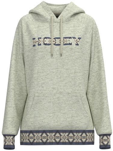 HH1362CR Hooey Ladies Oatmeal Logo Hoodie