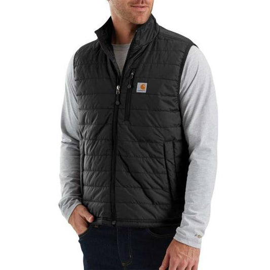 102286 BLK Carhartt Rain Defender Gilliam Vest Quilt Lined
