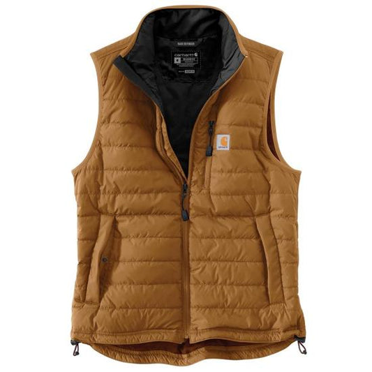 102286 BRN Carhartt Rain Defender Gilliam Vest Quilt Lined