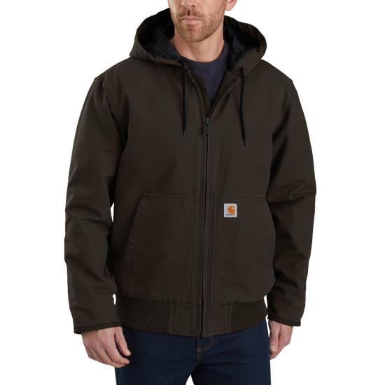 104050 Carhartt Men's Insulated Active Jac - Loose Fit - Washed Duck - 3 Warmest Rating