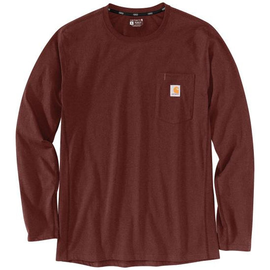 106656 RD9 Carhartt Long Sleeve Force Pocket Tee