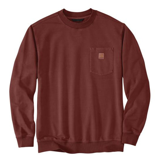 106853 RD6 Carhartt French Terry Crewneck Pocket Sweatshirt