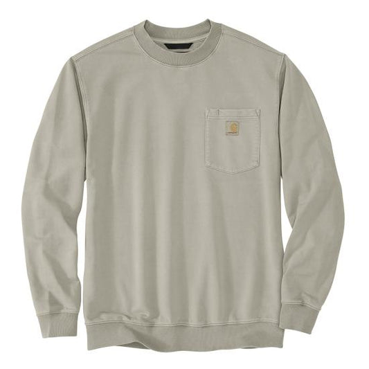 106853 E00 Carhartt French Terry Crewneck Pocket Sweatshirt