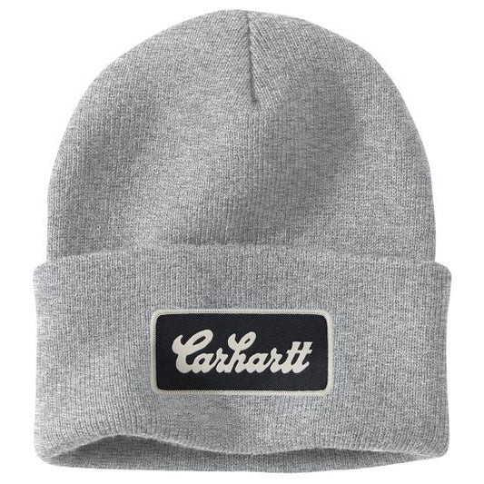 107007 HGY Carhartt Knit Cuffed Script Patch Beanie