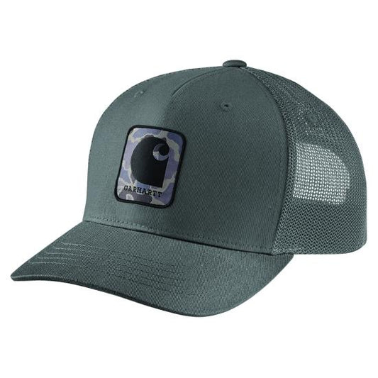 107271 GVL Carhartt Rugged Flex Twill Mesh-Back Camo Patch Cap