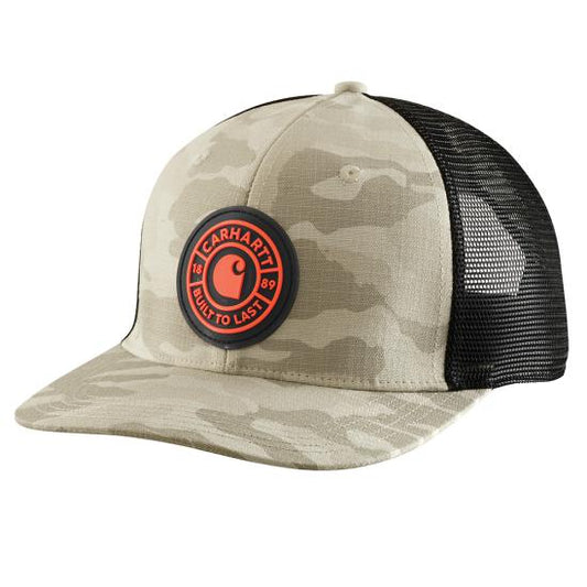 107342-A51 Carhartt Men's Ripstop Mesh-Back Camo Cap