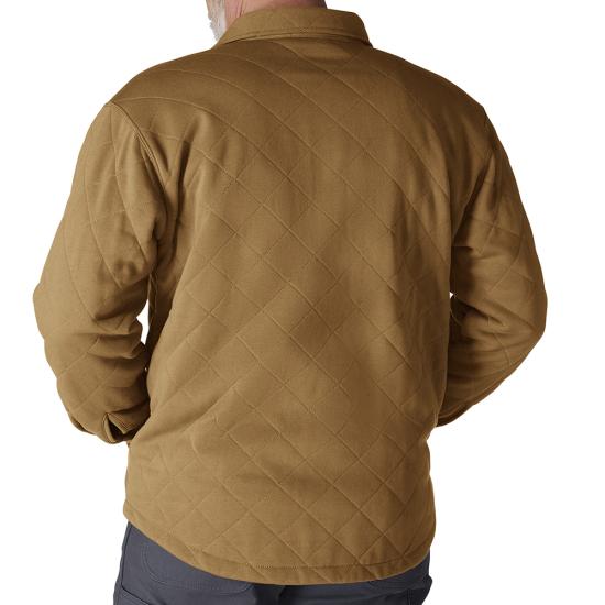 107270 BRN Carhartt Rain Defender Quilted Shirt Jac