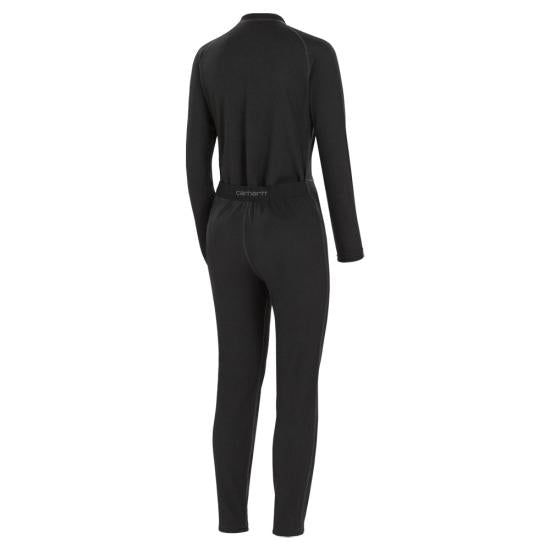 UM0192 Carhartt Midweight Cotton Blend Waffle Zip Front Union Suit Ladies