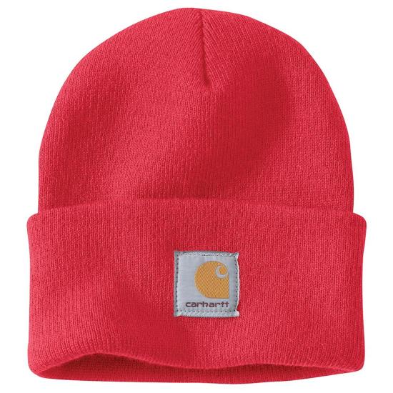 A18 R85 Orange Cuffed Beanie Watch Cap