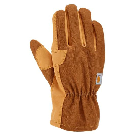 GW0793-M Carhartt Duck Synthetic Leather Open Cuff Glove