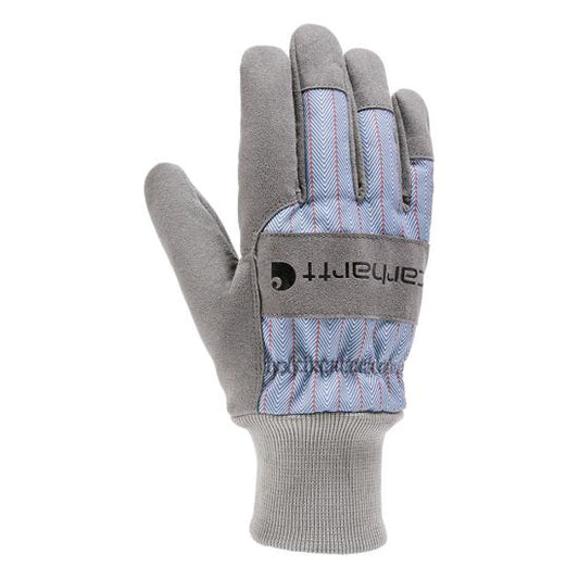 GW0827W Carhartt Women's Insulated Synthetic Suede Knit Cuff Gloves