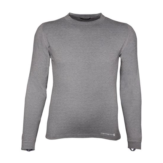 UH0155 Carhart Force Heavyweight Heathered Knit Base Layer Crewneck Top