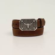 D120001202 3D Belt Co Boys Longhorn Belt