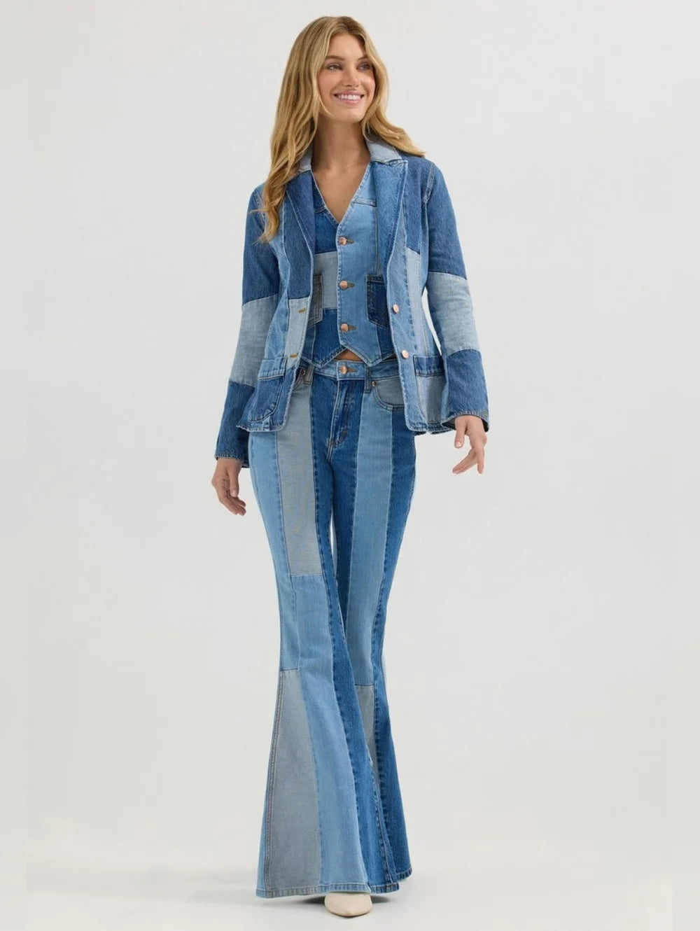 112360673 Wrangler x Lainey Wilson Patchwork Blazer