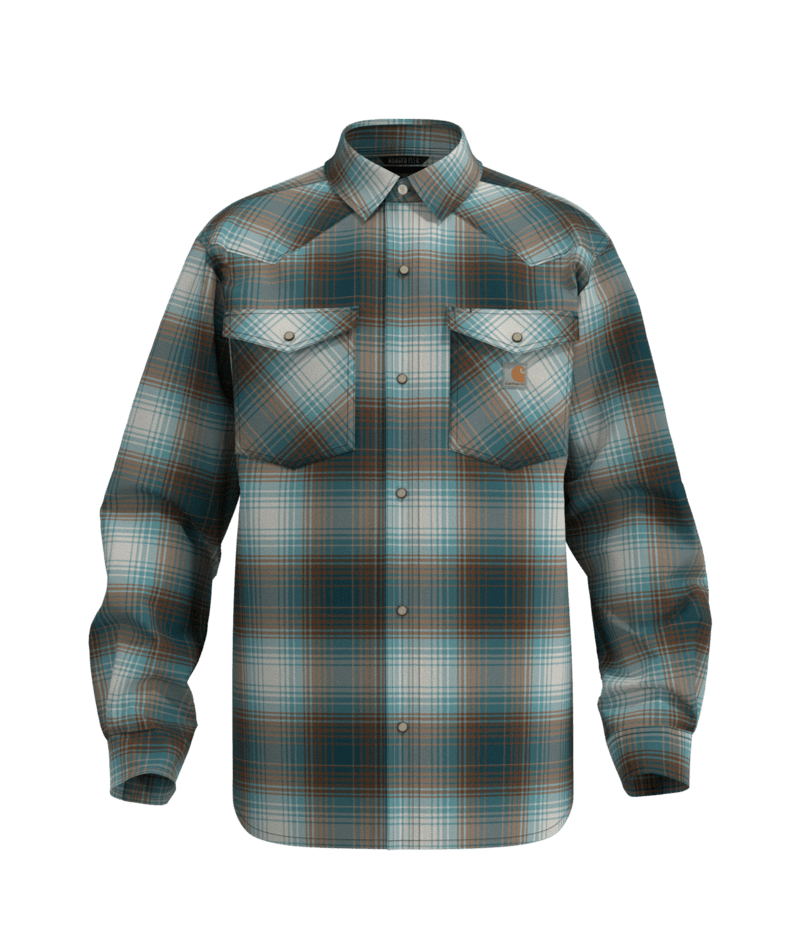 107016 HV0 Carhartt Montana Bozeman Plaid Shirt