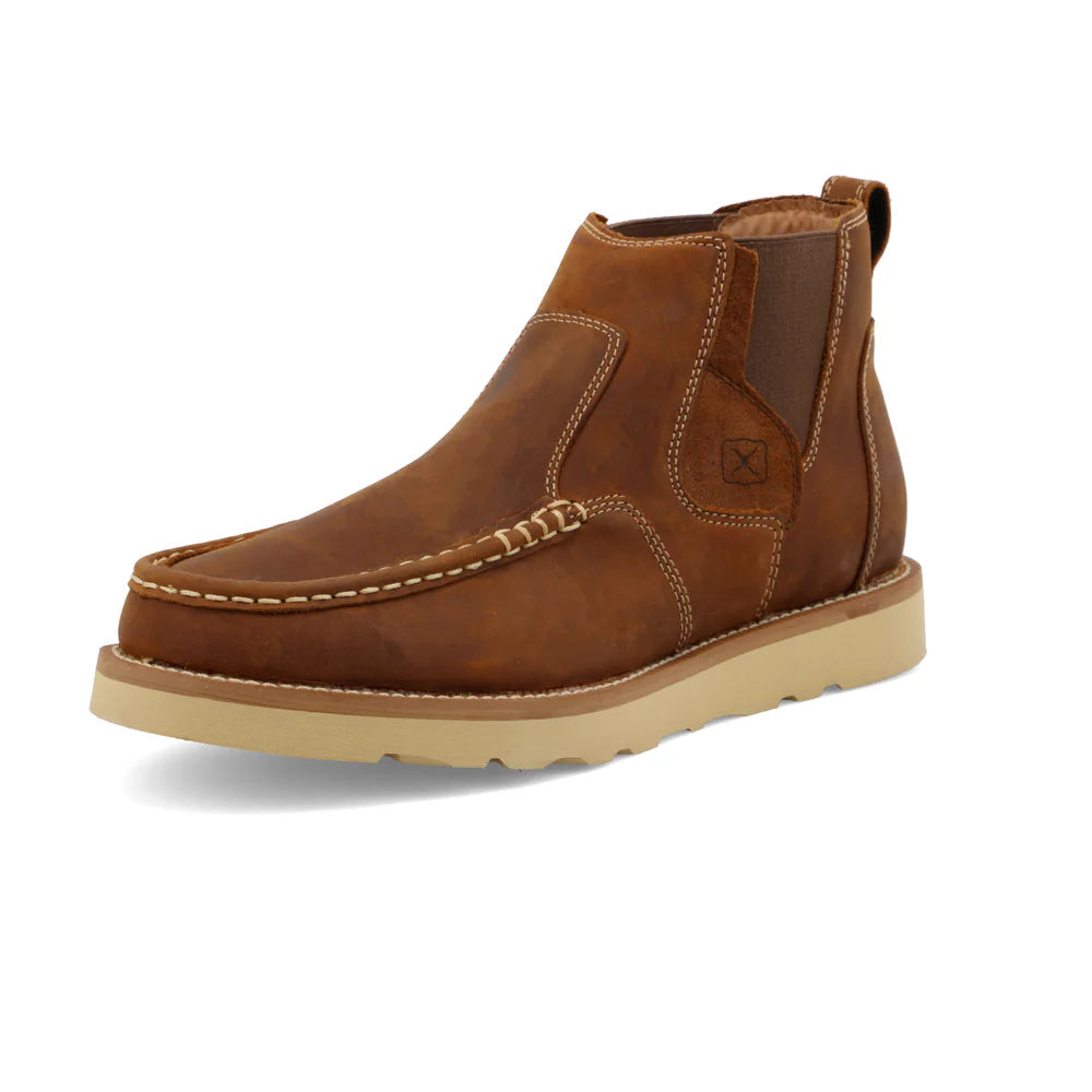 MCA0013 Men’s Twisted X Wedge Sole Slip On