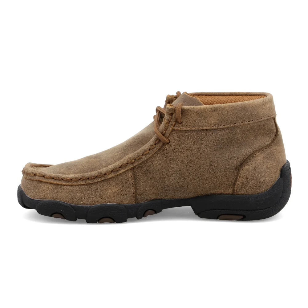 YDM0001 Twisted X Big Kid's Chukka Driving Moc Bomber