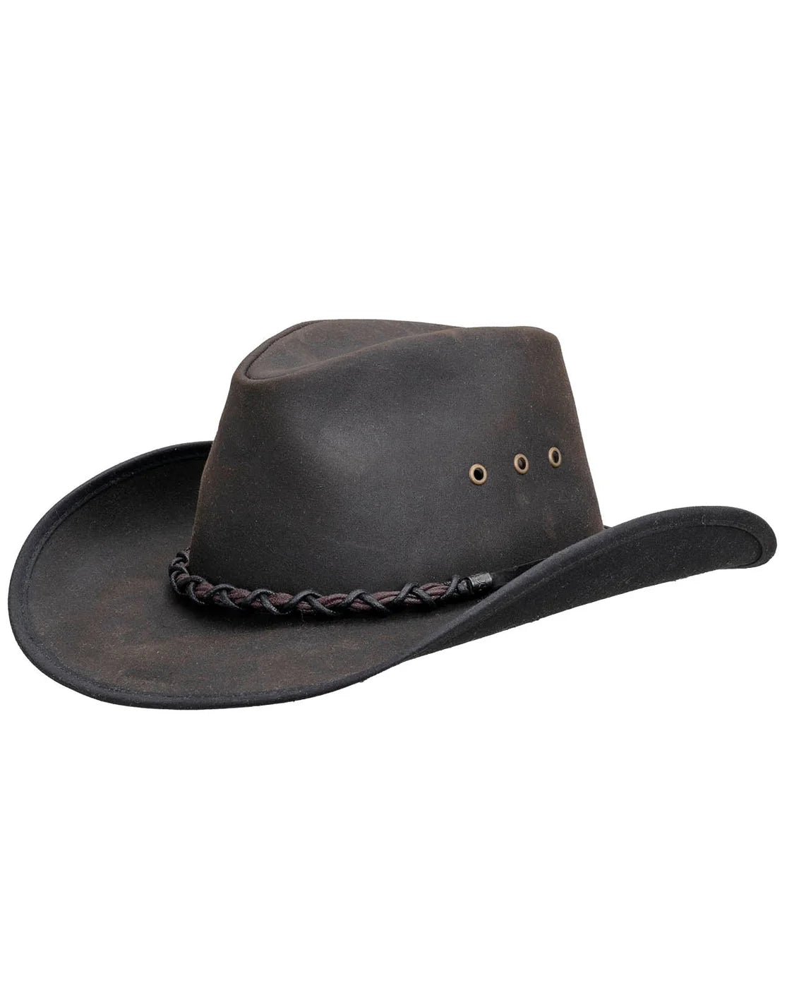1484 Outback Trading Co. Bootlegger Oilskin Hat - Brown