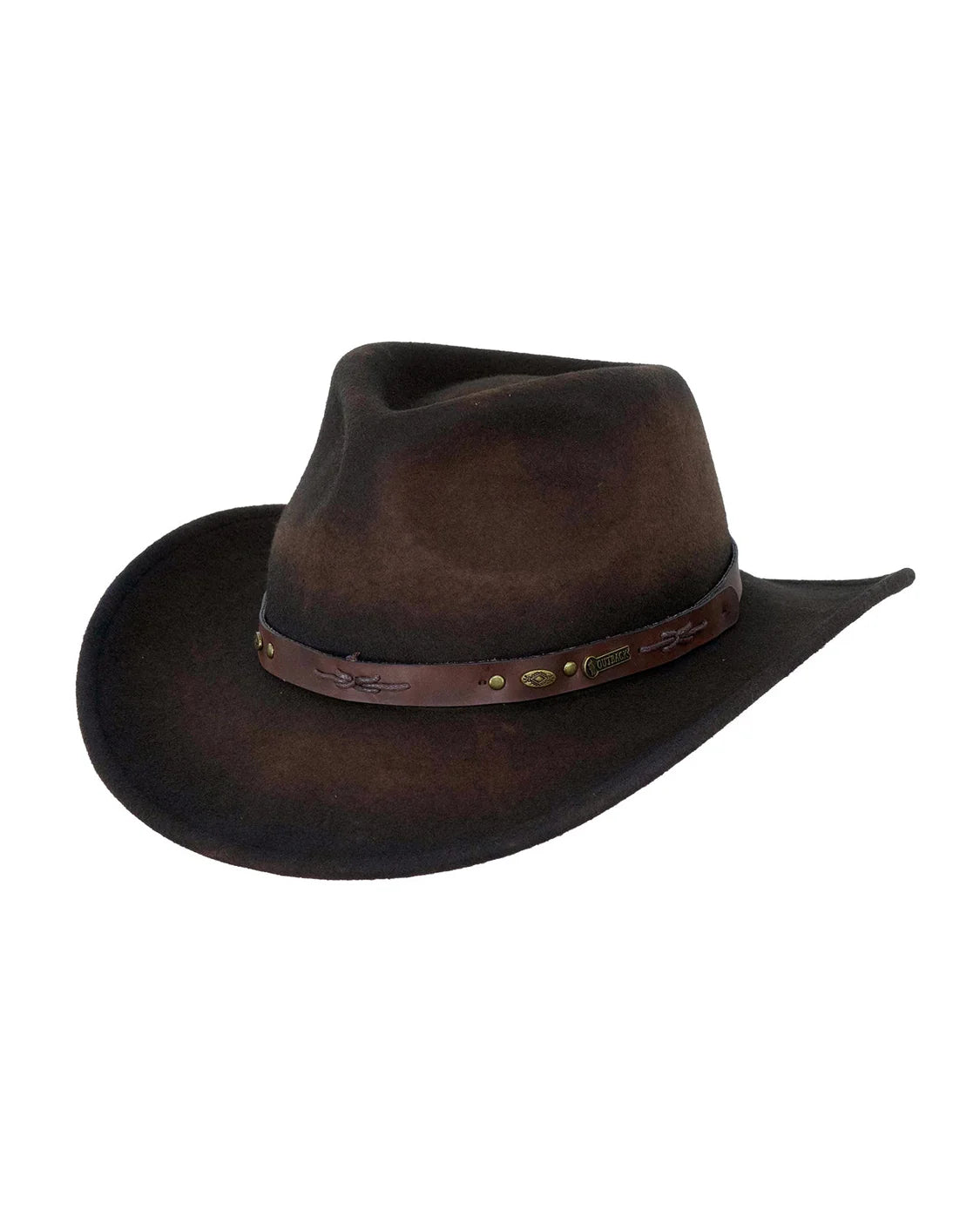 1310 Outback Trading Co. Sidekick Wool Hat - Brown