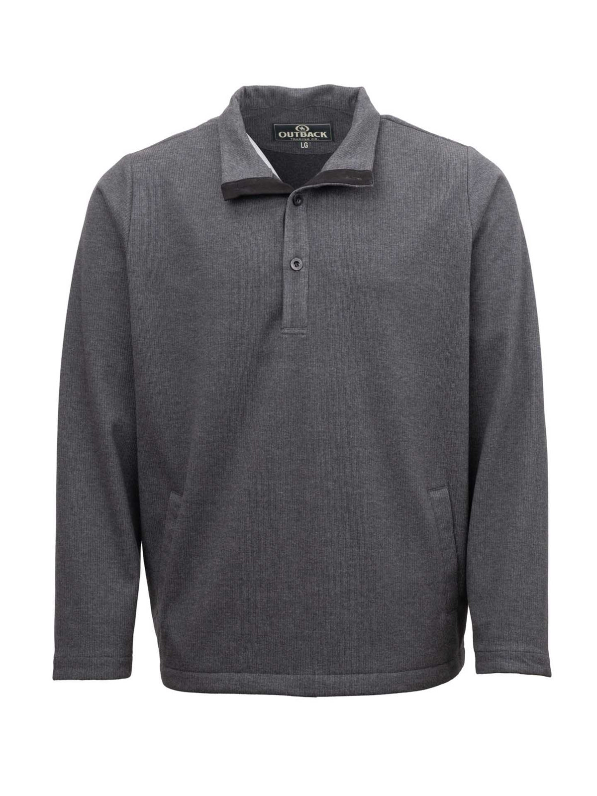 40434 Outback Men's Thurston Pullover - Charcoal