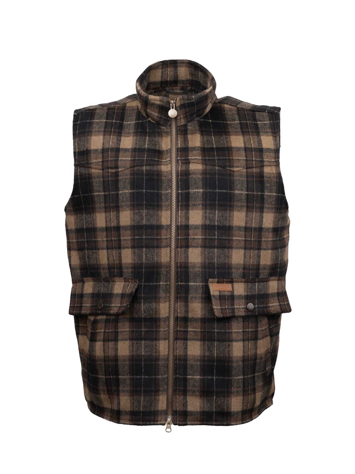 29903 Outback Men's Felix Vest - Black/brown
