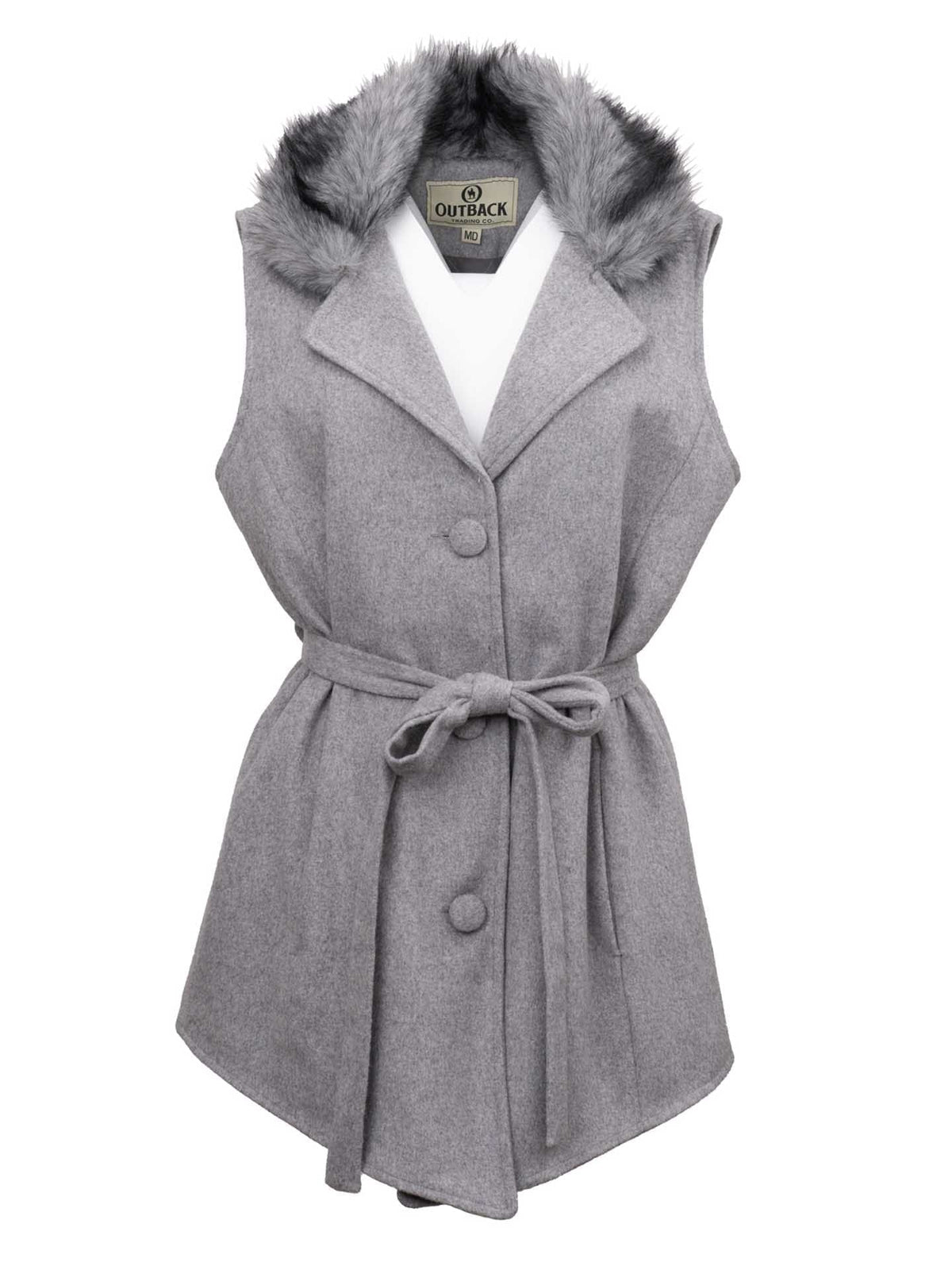 40491 Outback Women's Bianca Vest - Silver