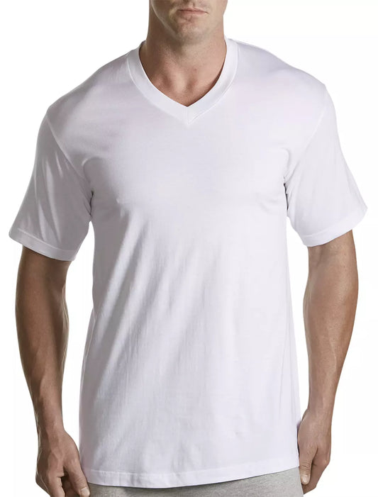 4MU297DOVN Dockers 4 Pack V Necks Tee
