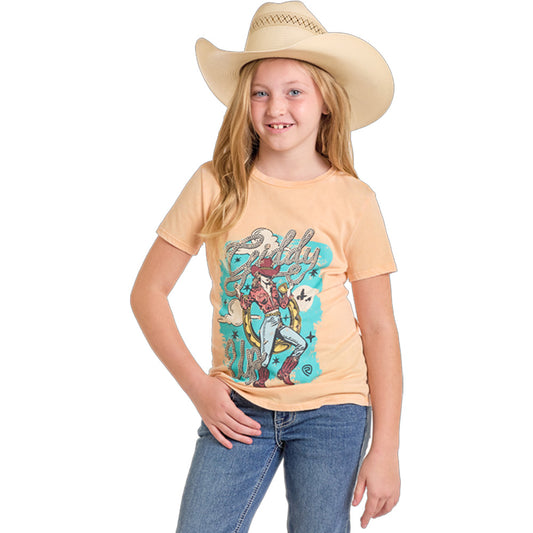 BG21T06774 Peach Graphic Tee