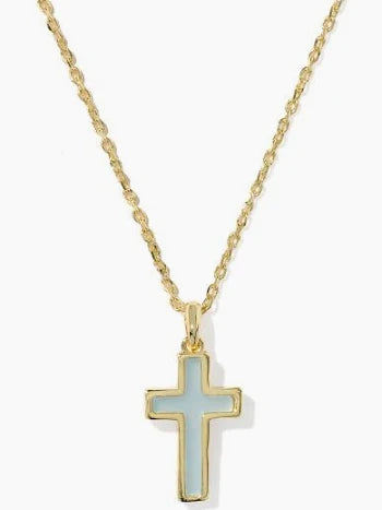 9608895292 Kendra Scott Gold Cross Necklace