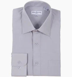 41026131 Moden Men's Grey Dress Shirt