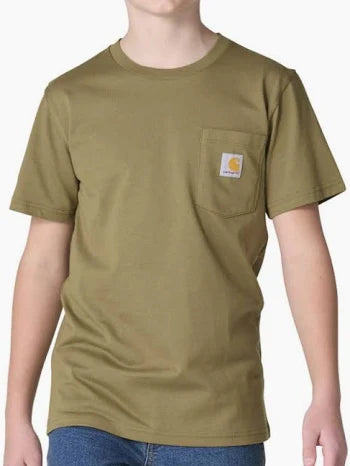 CA6875 GR7 JT Carhartt Boys Pocket T-Shirt
