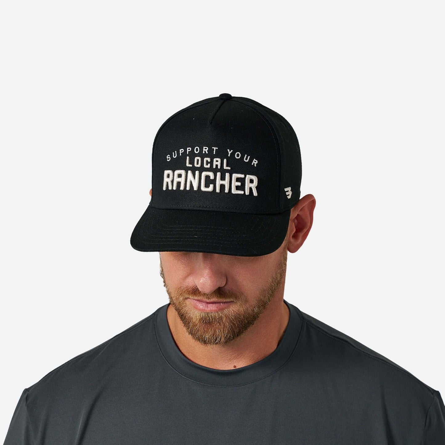 C-LR-BLK Burlebo Cap Support Your Local Rancher