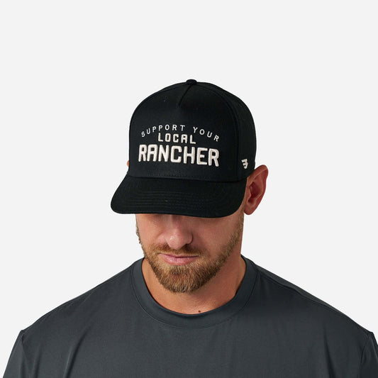 C-LR-BLK Burlebo Cap Support Your Local Rancher